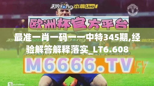 最准一肖一码一一中特345期,经验解答解释落实_LT6.608