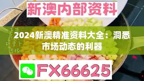 2024新澳精准资料大全:洞悉市场动态的利器