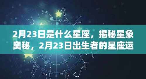 揭秘星象奥秘，2月23日出生者的星座运势解析及星座属性探讨