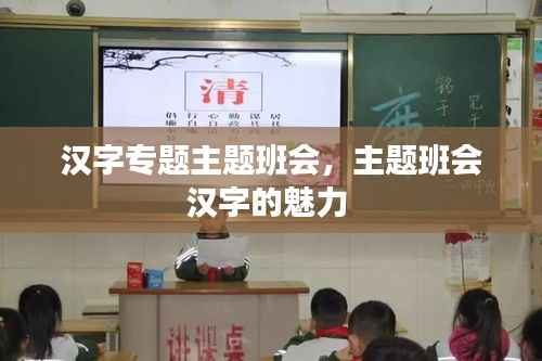 汉字专题主题班会,主题班会汉字的魅力
