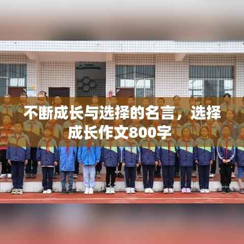 不断成长与选择的名言,选择成长作文800字