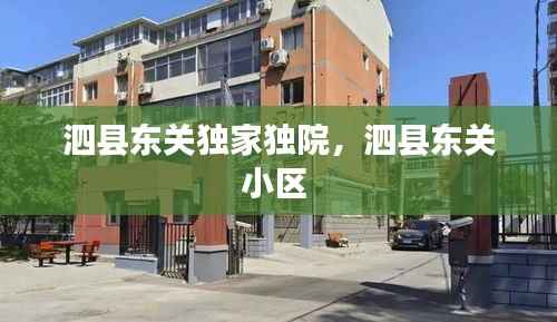 泗县东关独家独院,泗县东关小区